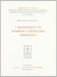 I manoscritti di Tommaso Cannizzaro demologo