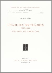 L'Italie des doctrinaires (1817-1830). Une image en élaboration