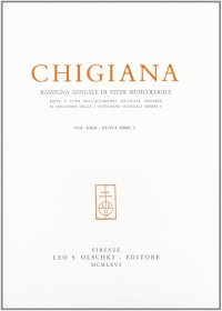 Chigiana. Rassegna annuale di studi musicologici. Vol. XXIII