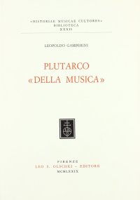 Plutarco: «Della musica»