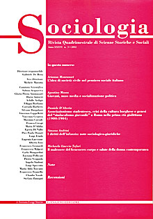 Sociologia. Rivista quadrimestrale di scienze storiche e sociali (2002). Vol. 3