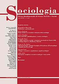 Sociologia. Rivista quadrimestrale di scienze storiche e sociali (2004). Vol. 2