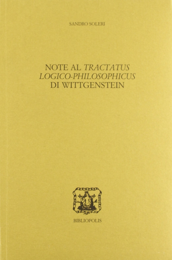 Note al Tractatus logico-philosophicus di Wittgenstein