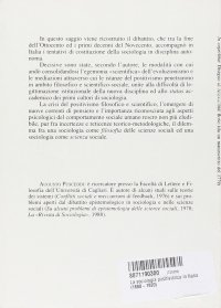 La sociologia positivistica in Italia (1880-1920)