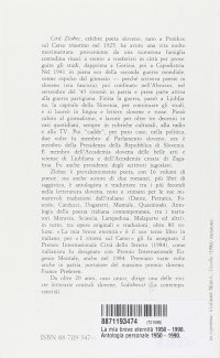 La mia breve eternità 1950-1990. Antologia personale 1950-1990