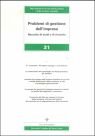 Problemi di gestione dell'impresa. Vol. 31