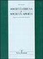 Società chiusa e società aperta. Saggio di sociologia della letteratura