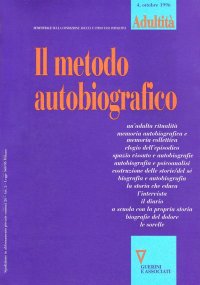Adultità. Vol. 4: il Metodo Autobiografico...