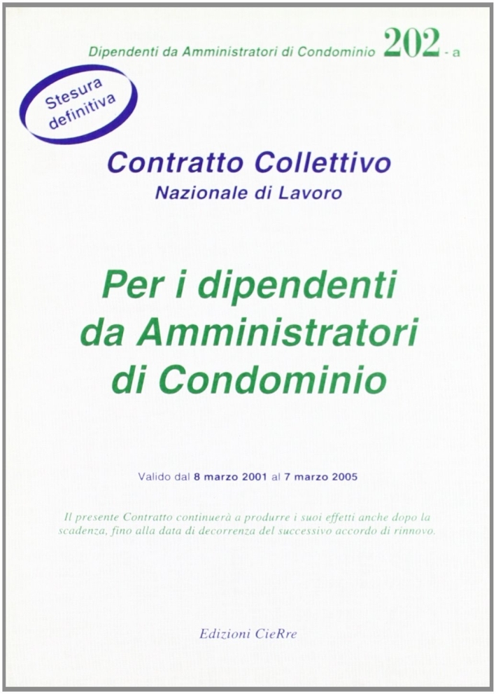 CCNL dipendenti da amministratori di condominio