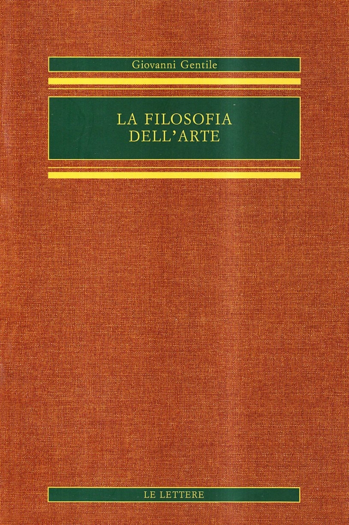 La filosofia dell'arte La filosofia dell'arte