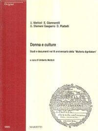 Donna e culture. Studi e documenti nel 3º anniversario della Mulieris dignitatem
