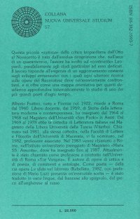 Leopardi nella critica dell'Otto e Novecento