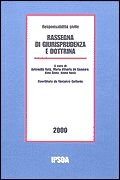 Rassegna di giurisprudenza e dottrina 2000