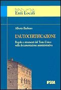 L'autocertificazione