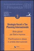Strategie fiscali e tax planning internazionale