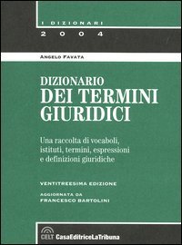 Il dizionario dei termini giuridici