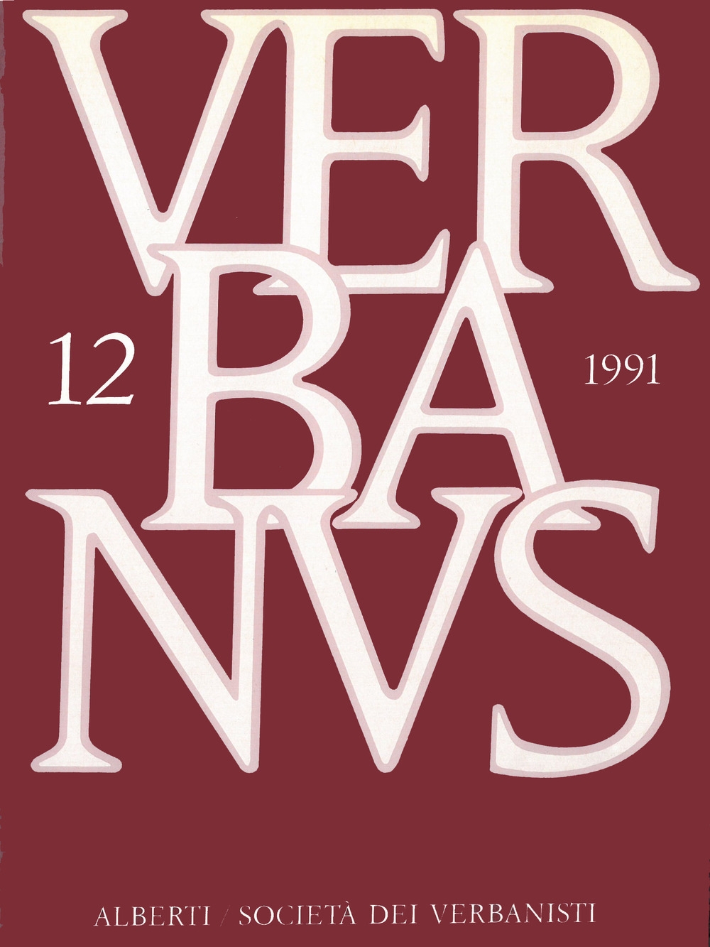 Verbanus. Rassegna per la cultura, l'arte, la storia del lago. Vol. 12 Verbanus. Rassegna per la cultura, l'arte, la storia del lago. Vol. 12