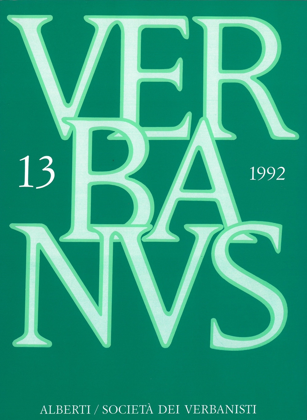 Verbanus. Rassegna per la cultura, l'arte, la storia del lago. Vol. 13 Verbanus. Rassegna per la cultura, l'arte, la storia del lago. Vol. 13
