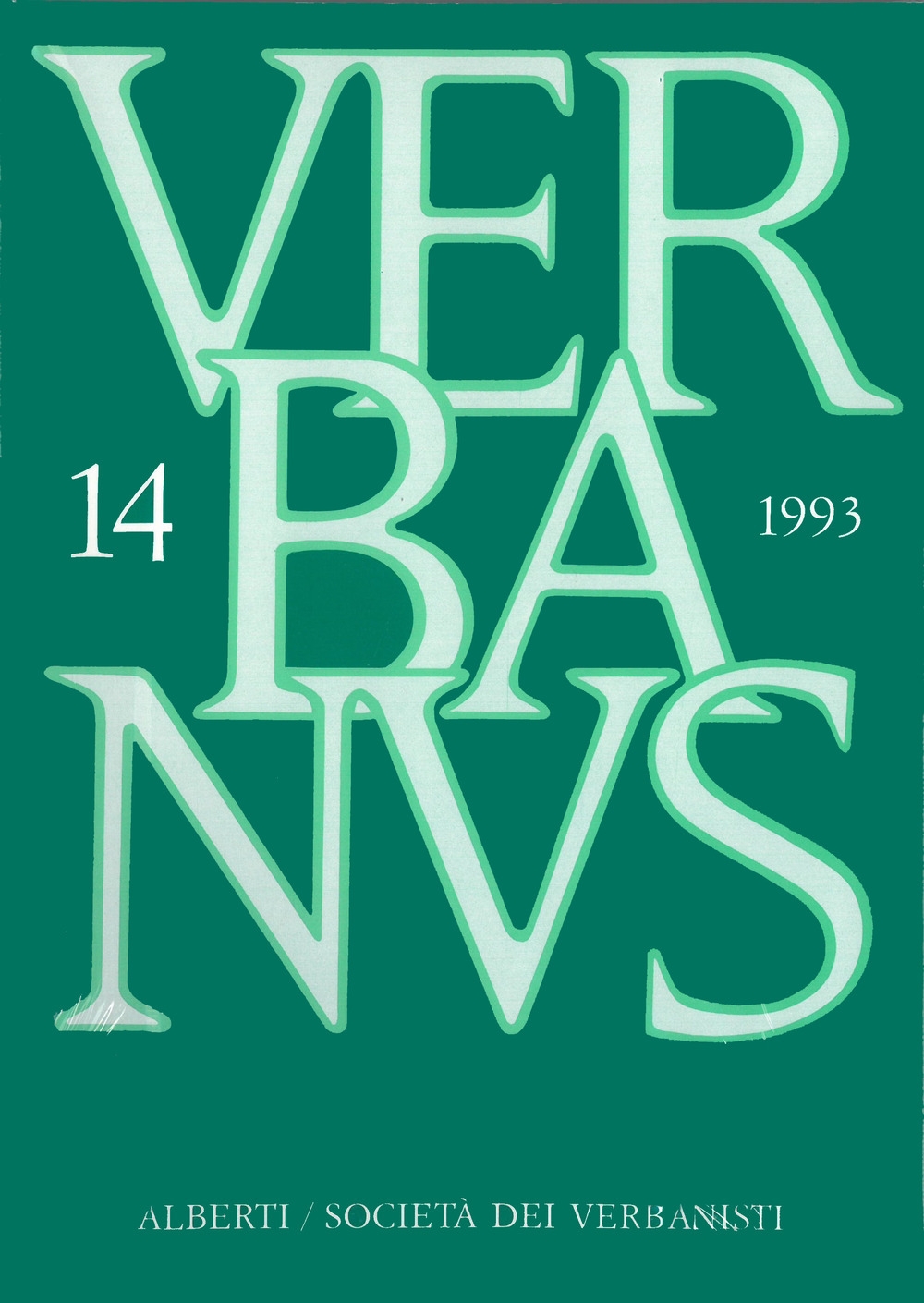 Verbanus. Rassegna per la cultura, l'arte, la storia del lago. Vol. 14 Verbanus. Rassegna per la cultura, l'arte, la storia del lago. Vol. 14