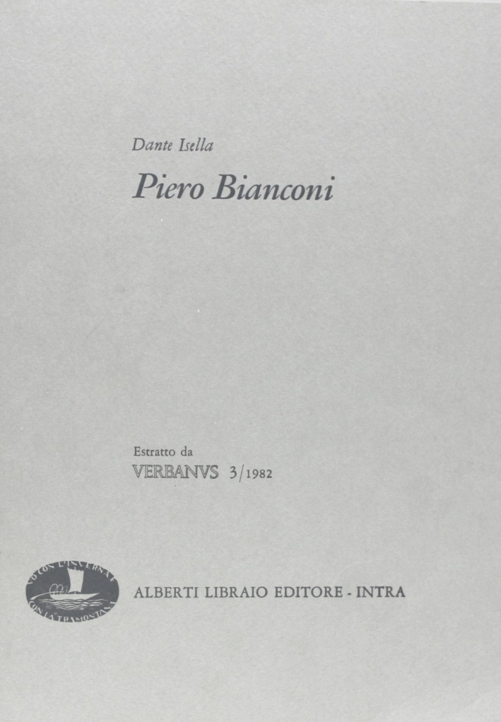 Piero Bianconi Piero Bianconi