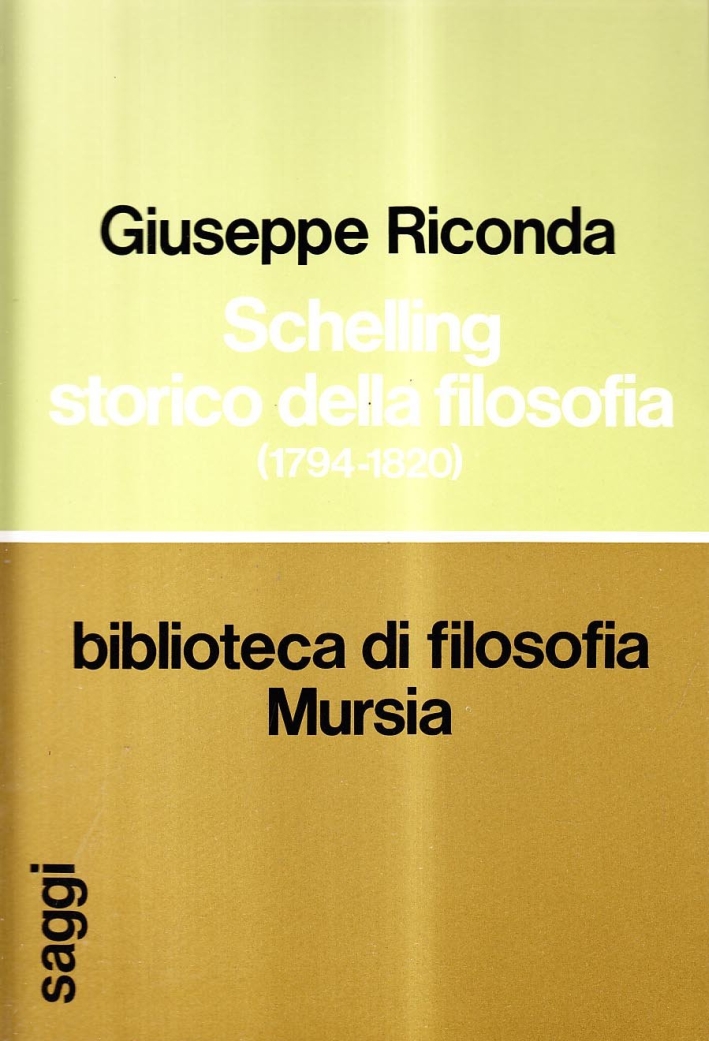 Schelling storico della filosofia (1794-1820)