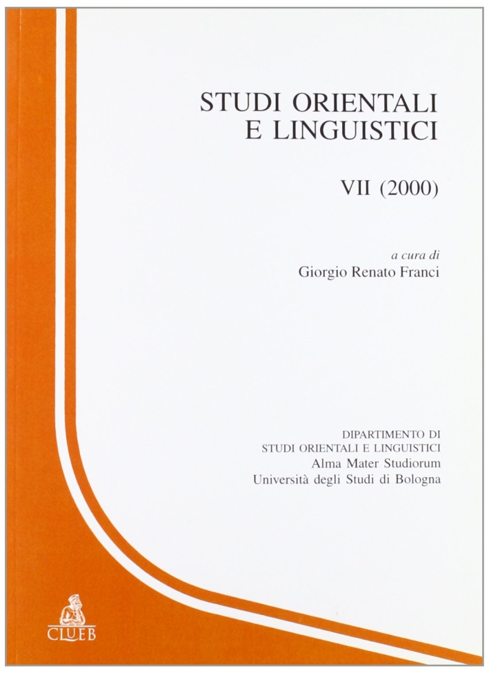Studi orientali e linguistici. Vol. 7. Studi orientali e linguistici. Vol. 7.