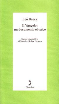 Il Vangelo: un documento ebraico
