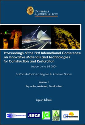 Proceedings of the first International conference on innovative materials and technologies for construction and restoration (Lecce, 6-9 June 2004)