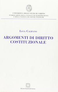 Argomenti di diritto costituzionale