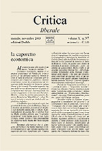 Critica liberale. Vol. 97 Critica liberale. Vol. 97