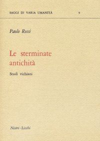Le sterminate antichità. Studi vichiani