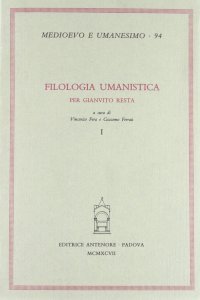 Filologia umanistica. Per Gianvito Resta