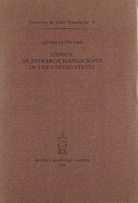 Census of Petrarch manuscripts in the United States