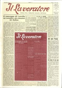Il Lavoratore. Settimanale Socialista di Basilicata (1913-17, 1944-46)