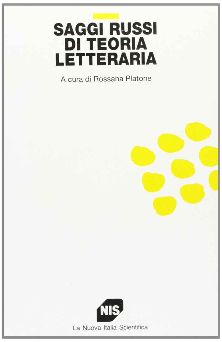 Saggi russi di teoria letteraria Saggi russi di teoria letteraria