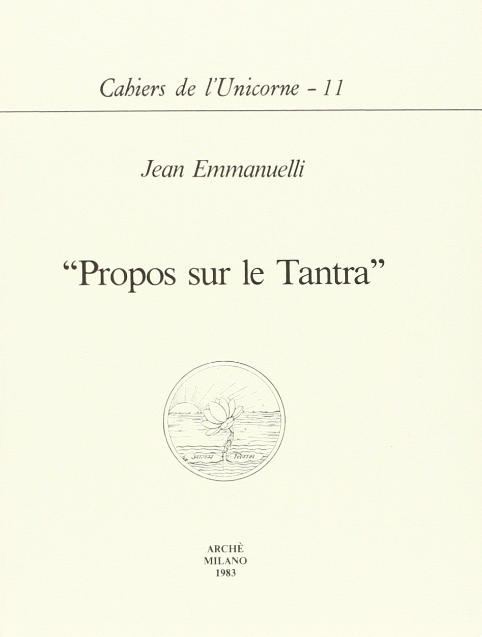 Propos sur le tantra Propos sur le tantra