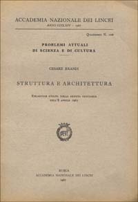 Struttura e architettura Struttura e architettura