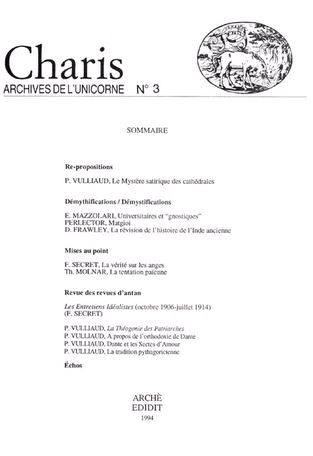 Charis. Archives de l'Unicorne. Vol. 3