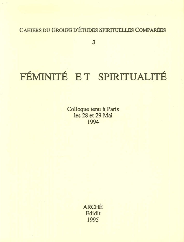 Féminité et spiritualité Féminité et spiritualité