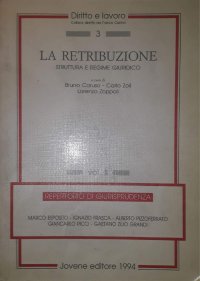 La retribuzione. Struttura e regime giuridico. Vol. 2: Repertorio di giurisprudenza...