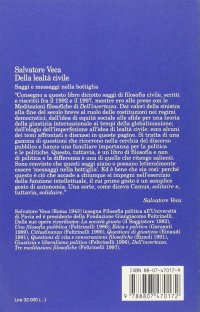 Della lealtà civile. Saggi e messaggi nella bottiglia