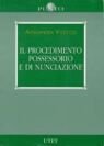 Il procedimento possessorio di nunciazione