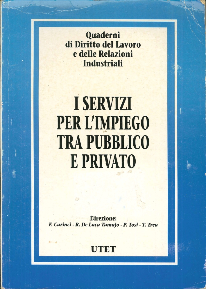 I servizi per l'impiego tra pubblico e privato