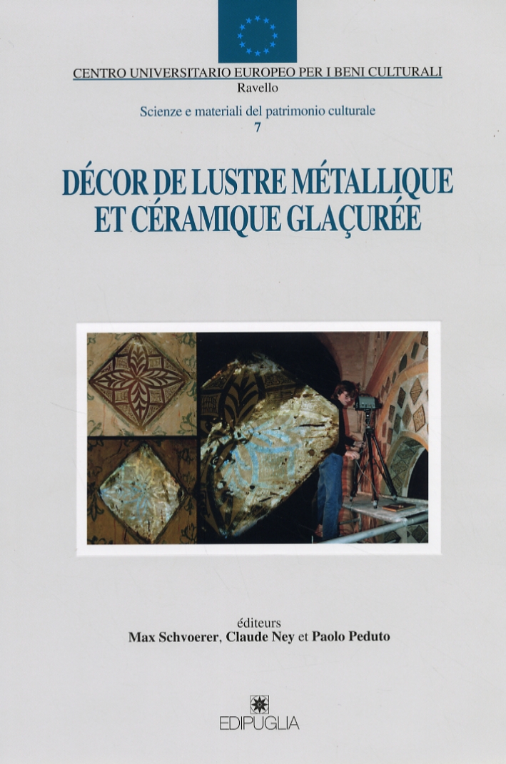 Décor de lustre métallique et céramique glaçurée Décor de lustre métallique et céramique glaçurée
