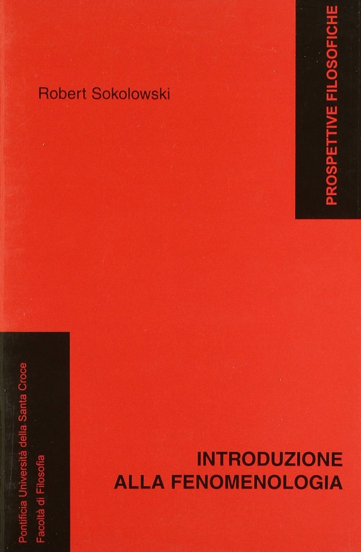 Introduzione alla fenomenologia Introduzione alla fenomenologia