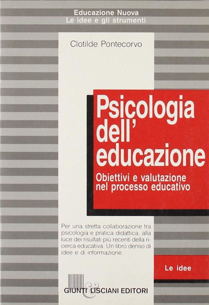 Psicologia dell'educazione Psicologia dell'educazione
