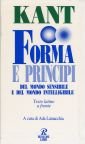 Forma e principi del mondo sensibile e del mondo intellegibile