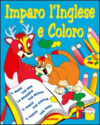 Imparo l'inglese e coloro il mare, la spiaggia, il circo Imparo l'inglese e coloro il mare, la spiaggia, il circo