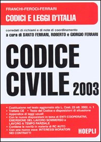 Codice civile 2003 Codice civile 2003