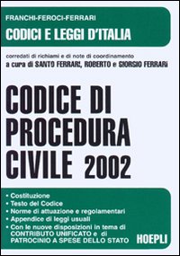 Codice di procedura civile 2002 Codice di procedura civile 2002